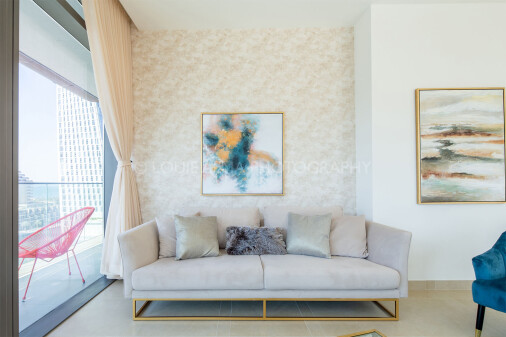 Real Estate Photography - High-rise Modern Apartment in Dubai Marina