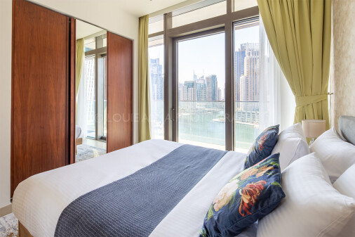 Real Estate Photography - High-rise Modern Apartment in Dubai Marina